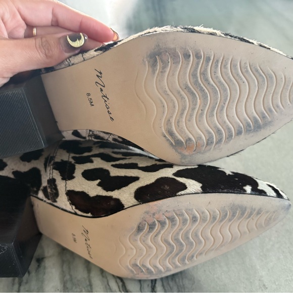 Matisse Cow Print Ankle Booties - Picture 8 of 9